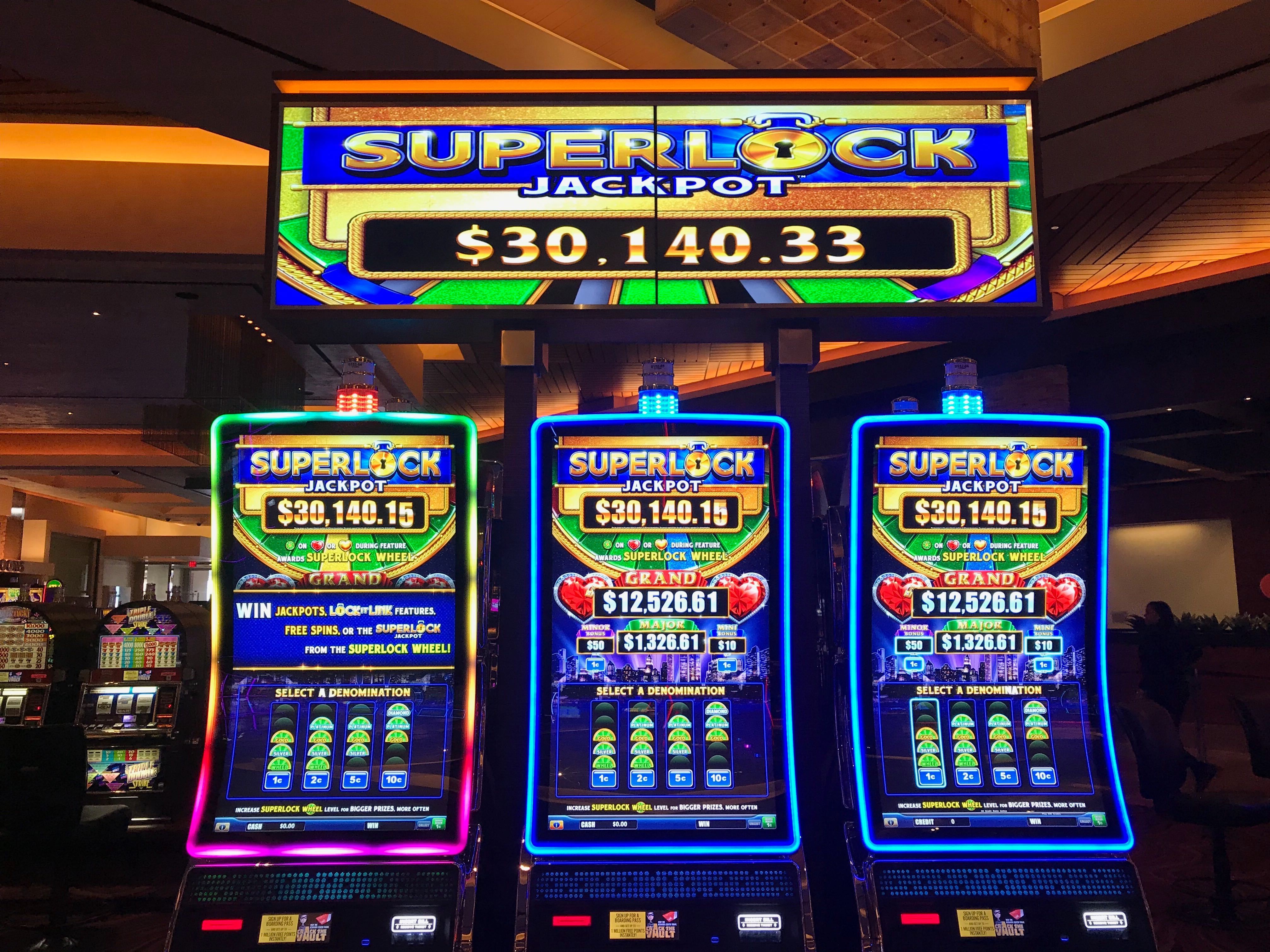 jackpot on a slot machine