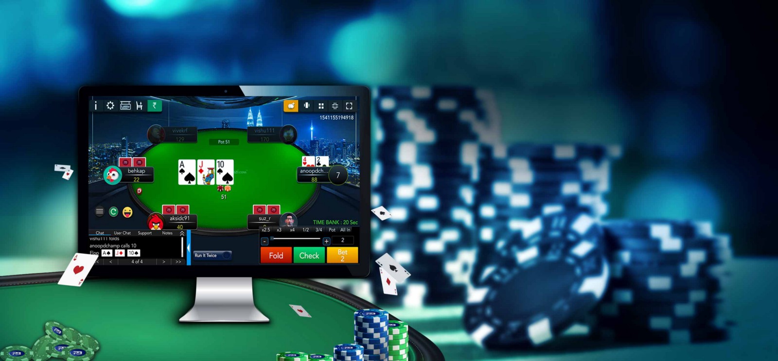 Making Use of Great Knowledge in Poker Online