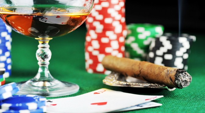 Playing traditional poker through online